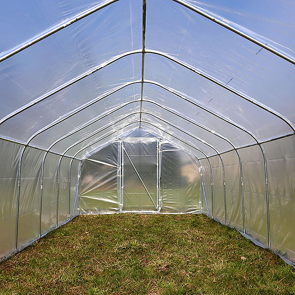 Tunnelväxthus Spira med två dörrar