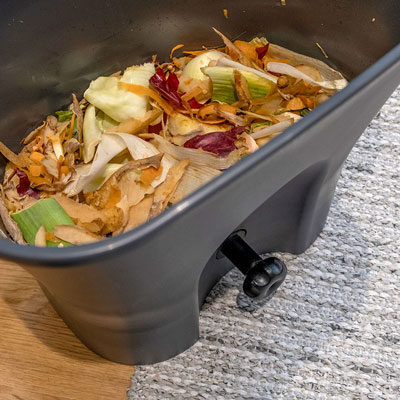 Bokashikomposter, hinkar och aktivator