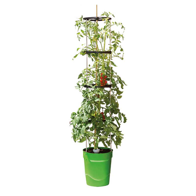Planteringskruka Grow Pot Tower grön