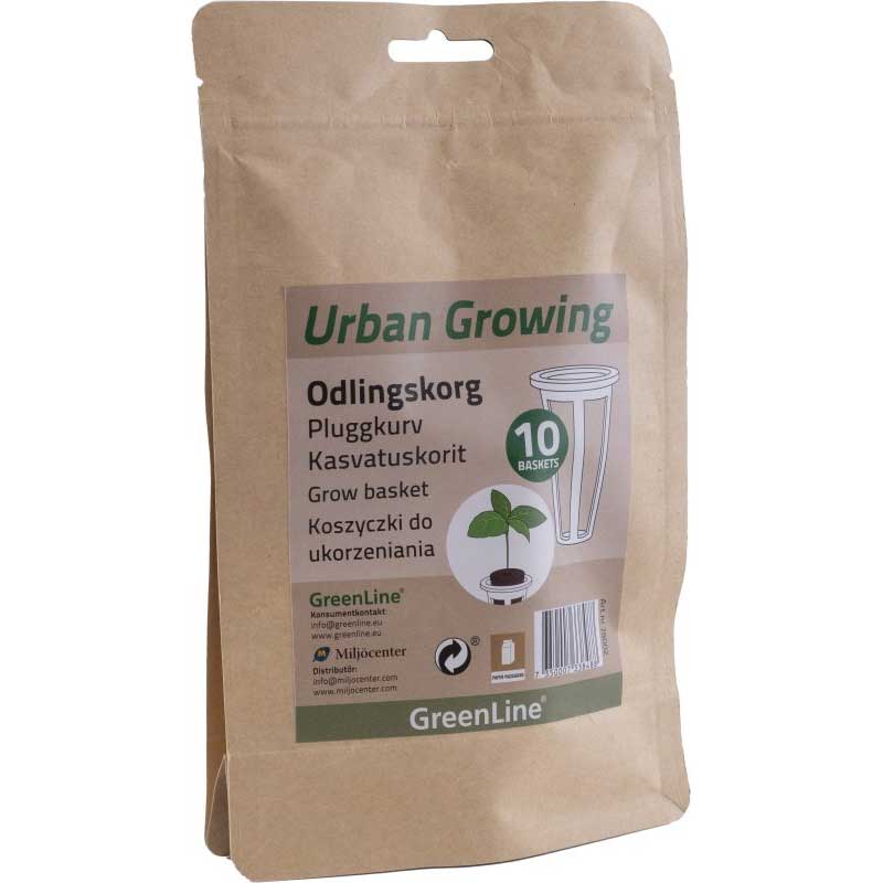 GreenLine Pluggkorg Urban Growing 10-pack