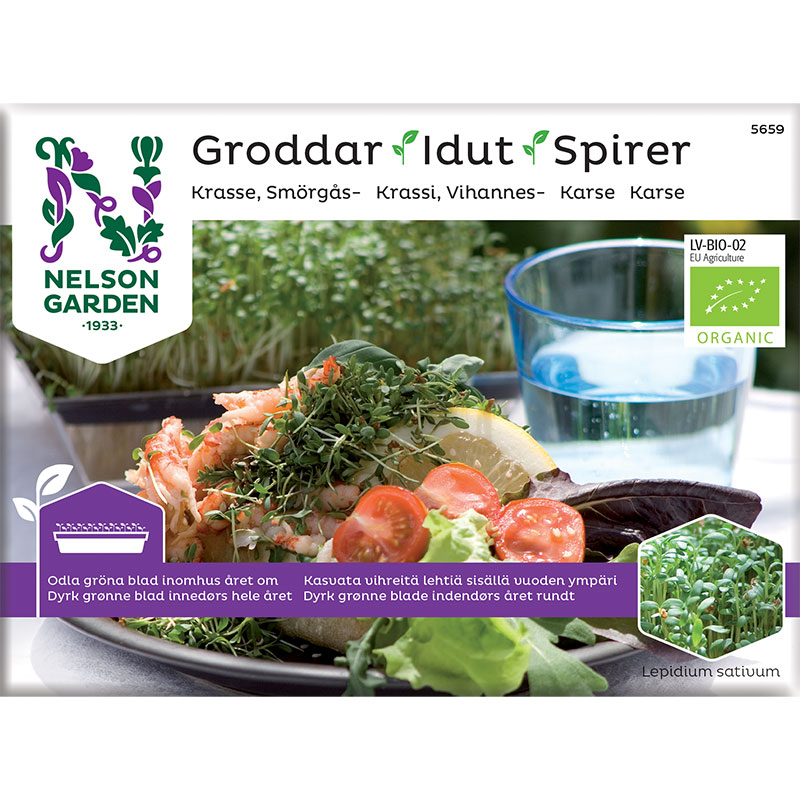 Nelson Garden Groddar Krasse – Primo Vitamino